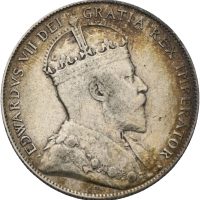 1908 Newfoundland (Canada) 50 cent Edward VII (1901-1910), 1+