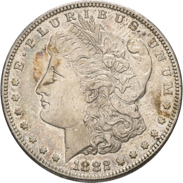 1882 S USA dollar, San Francisco, 01