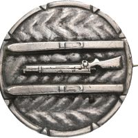 Det militære skimerke, innstiftet 1915, 27 mm, sølv, 1+