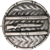 Det militære skimerke, innstiftet 1915, 27 mm, sølv, 1+