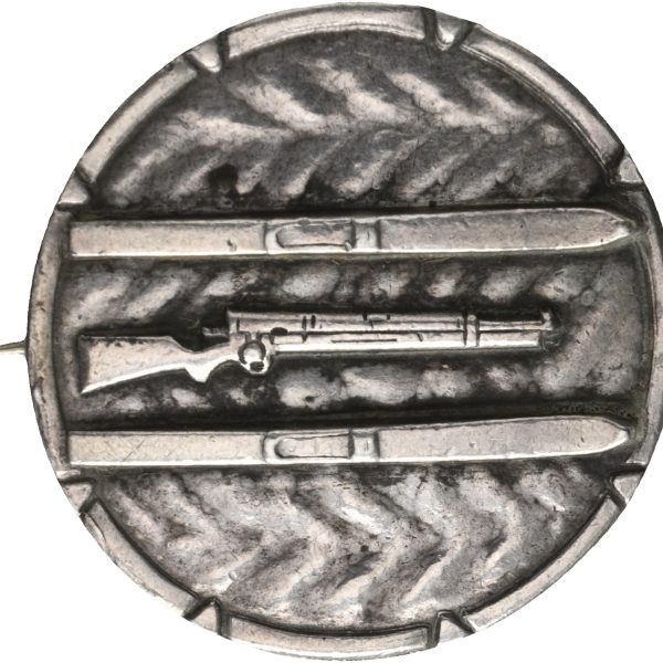 Det militære skimerke, innstiftet 1915, 27 mm, sølv, 1+