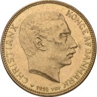 1914 Danmark 20 kroner Christian X (1912-1914), 01