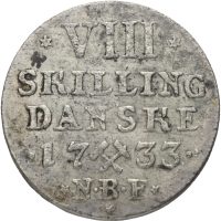 1733 8 skilling Christian VI, ex. Kyllo, 01