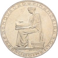 1953 Portugal 20 escudos, økonomisk fornyelse 1+/01
