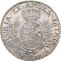 1778 1/2 Speciedaler Christian VII, 0/01