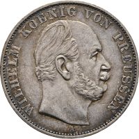 1871 Tysk keiserriket, Preussen taler Wilhelm I (1861-1888), 1/1+