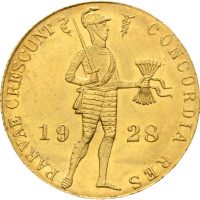 1928 Nederland dukat Wilhelmina (1890-1948), 01