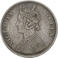 1862 Britisk India rupee Victoria, 1