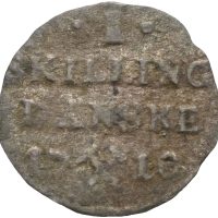 1710 skilling Frederik IV, 1/1-