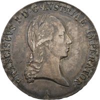1824 Østerrike thaler Franz I (1804-35), Wien, 1+