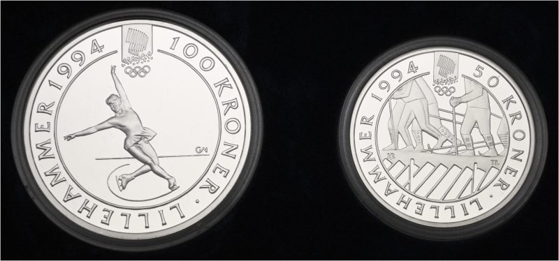 1994 OL Lillehammer sølvpar nr. 6, Kunstløperske og Massemønstring, proof