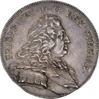 1750 Sverige riksdaler Fredrik I, 01