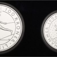 1994 OL Lillehammer sølvpar nr. 1, Langrenn løyper og Familie på tur, proof