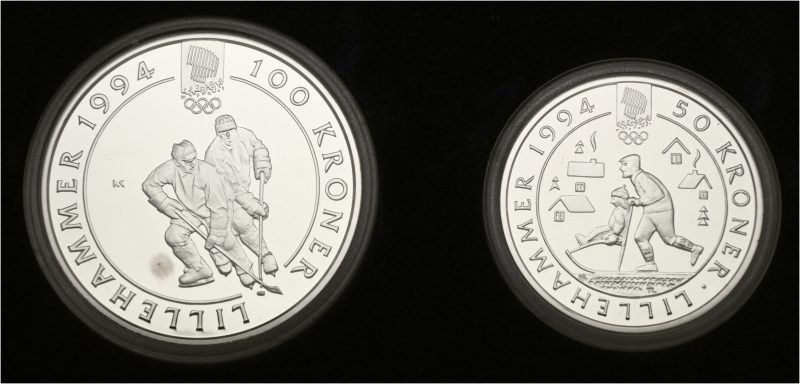 1994 OL Lillehammer sølvpar nr. 3, Ishockeyspillere og Bestefar, proof