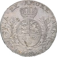 1777 Speciedaler Christian VII, meget pen, 01