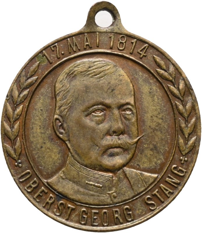 1912 17. mai, Michelsen/ Stang, Th. Olsen, forgylt bronse, 1+