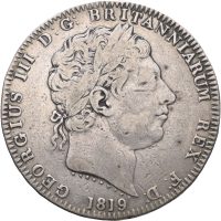 1819 England crown George III, 1