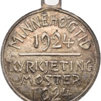 1924 Mostertinget, sølv, 25 mm, 0/01