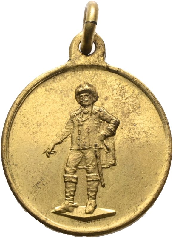 1880 Avdukningen av Christian IV statuen på Stortorvet, forgylt bronse