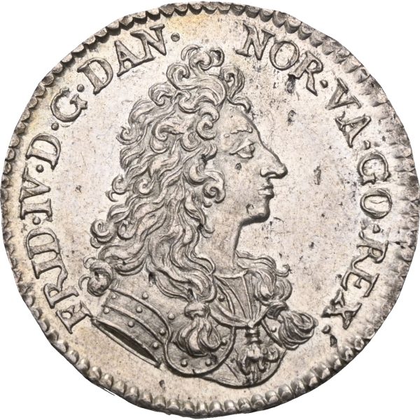 1700 2 mark Frederik IV, 0/01