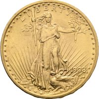 1908 USA 20 dollars St.Gaudens, 01