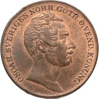 1844 Sverige skilling banco Oscar I, 01