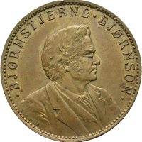 1902 Bjørnstjerne Bjørnson 70-års fødselsdag, Throndsen, bronse, 45 mm, kantmerker, 01