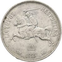 1925 Litauen 5 litai, 1+