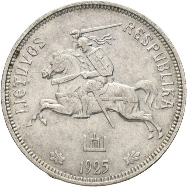 1925 Litauen 5 litai, 1+