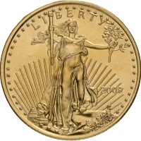 2009 USA 10 dollars, 1/4 oz gull, 0