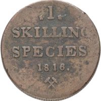 1816 skilling Carl XIII, 1/1-