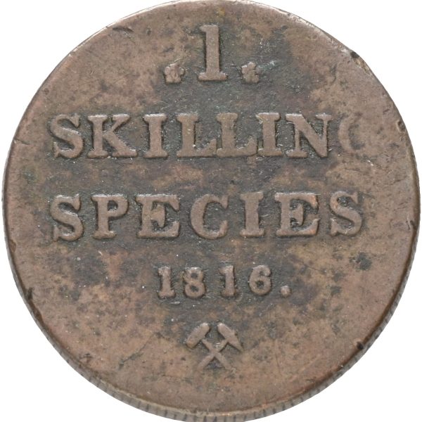1816 skilling Carl XIII, 1/1-