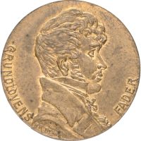 1914 17. mai Chr. M. Falsen, forgylt bronse, 01