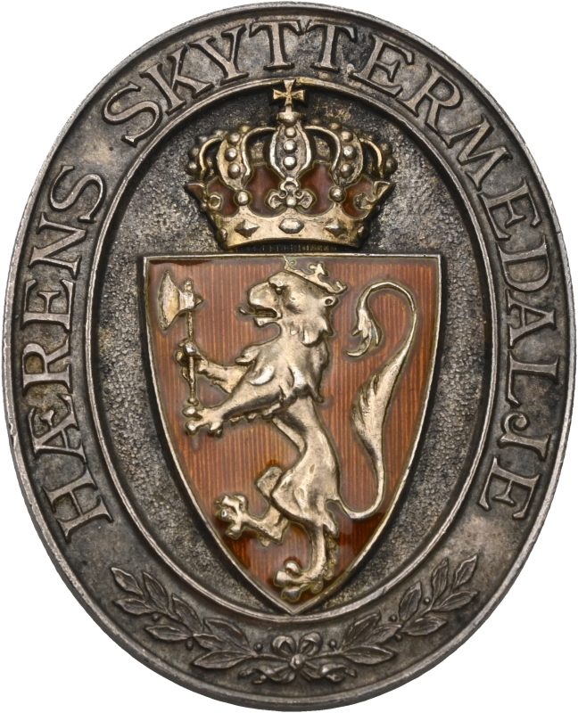 Hærens skyttermedalje, innstiftet 1910, sølv, 01