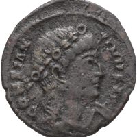 Æ nummus Constantin II, Caesar (316-337 e. Kr.), 1/1+