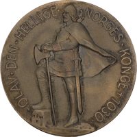 1930 Østfoldutstillingen Sarpsborg, Rui, bronse, 45 mm, 0/01