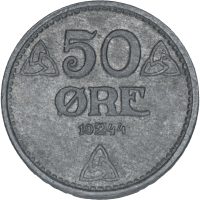 1944 50 øre, 0/01