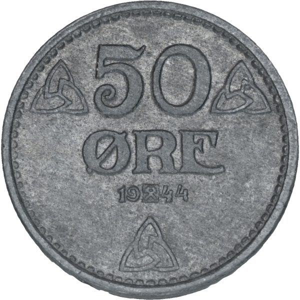 1944 50 øre, 0/01