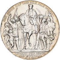 1913 A Tysk keiserriket, Preussen 3 mark Wilhelm II (1888-1918), Berlin, 0/01