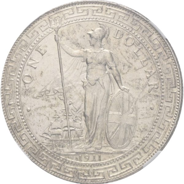 1911 B England trade dollar George V (1910-1936), 0/01