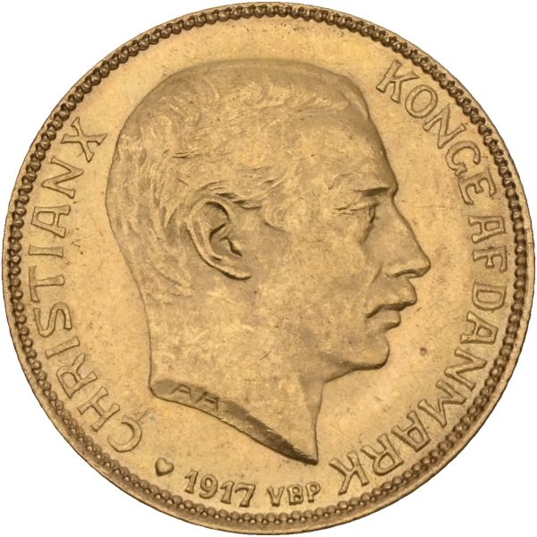 1917 Danmark 20 kroner Christian X (1912-1947), 01