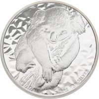 2007 Australia dollar Elizabeth II, Koala, 31,1 g .999 sølv, BU