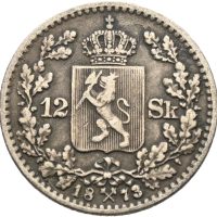 1873 12 skilling Oscar II (1872-1905), 1