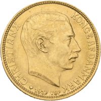 1917 Danmark 10 kroner Christian X (1912-1947), 01
