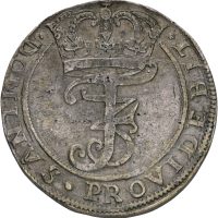 1669 Danmark 4 mark Frederik III Mysteriekrone, 1+