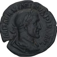 Æ sestertius Maximinus I Thrax (235-238 e. Kr.), 15,24 g, Roma, 1+