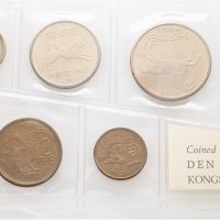 1965 myntsett Olav V, mykplast, 0