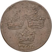 1726 Sverige öre Fredrik I (1720-1751), 1+