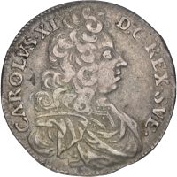 1696 Sverige mark Karl XI (1660-97), 1/1+