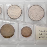 1967 myntsett Olav V, mykplast, 0